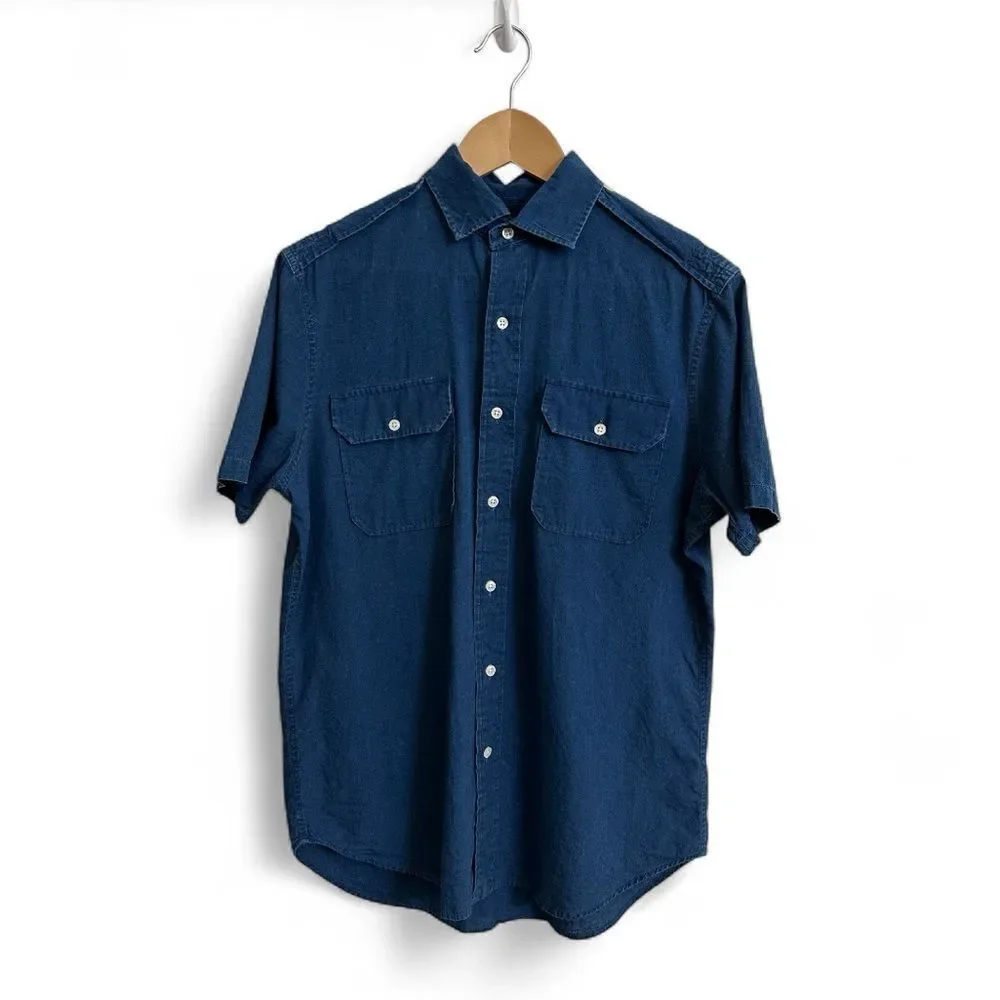 Polo Ralph Lauren Havana Style Shirt Blue Size Small
